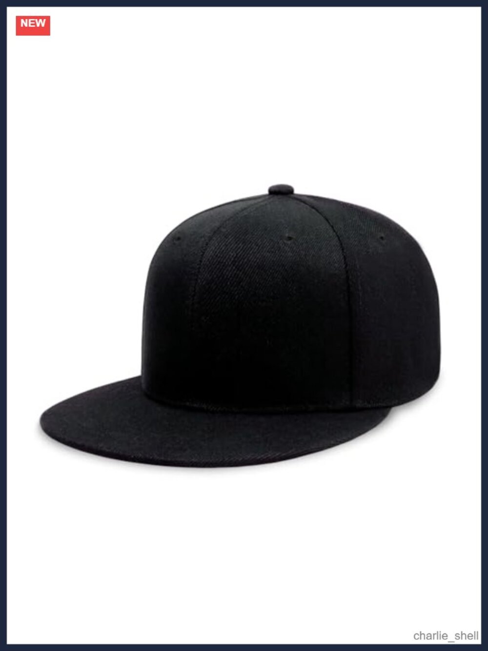Snapback Flat Bill Hat Blank Adjustable Baseball Cap UPF 50+